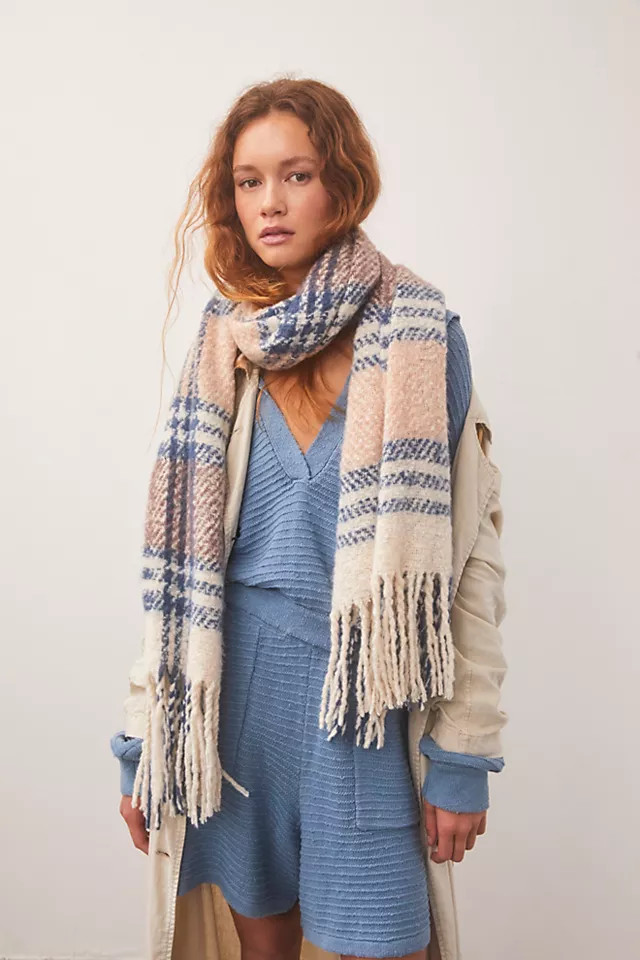 Homecoming Plaid Blanket Scarf | Free People (Global - UK&FR Excluded)