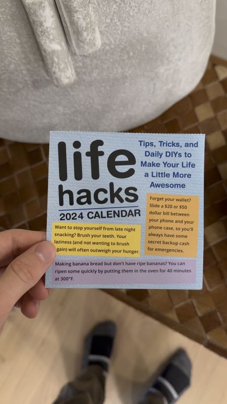 This life hack calendar is seriously so fun! If you don’t have a calendar for the new year, you NEED this one! (This might just be one of my favorite Amazon finds!) 📆🥳

#LTKsalealert #LTKfindsunder50 #LTKVideo