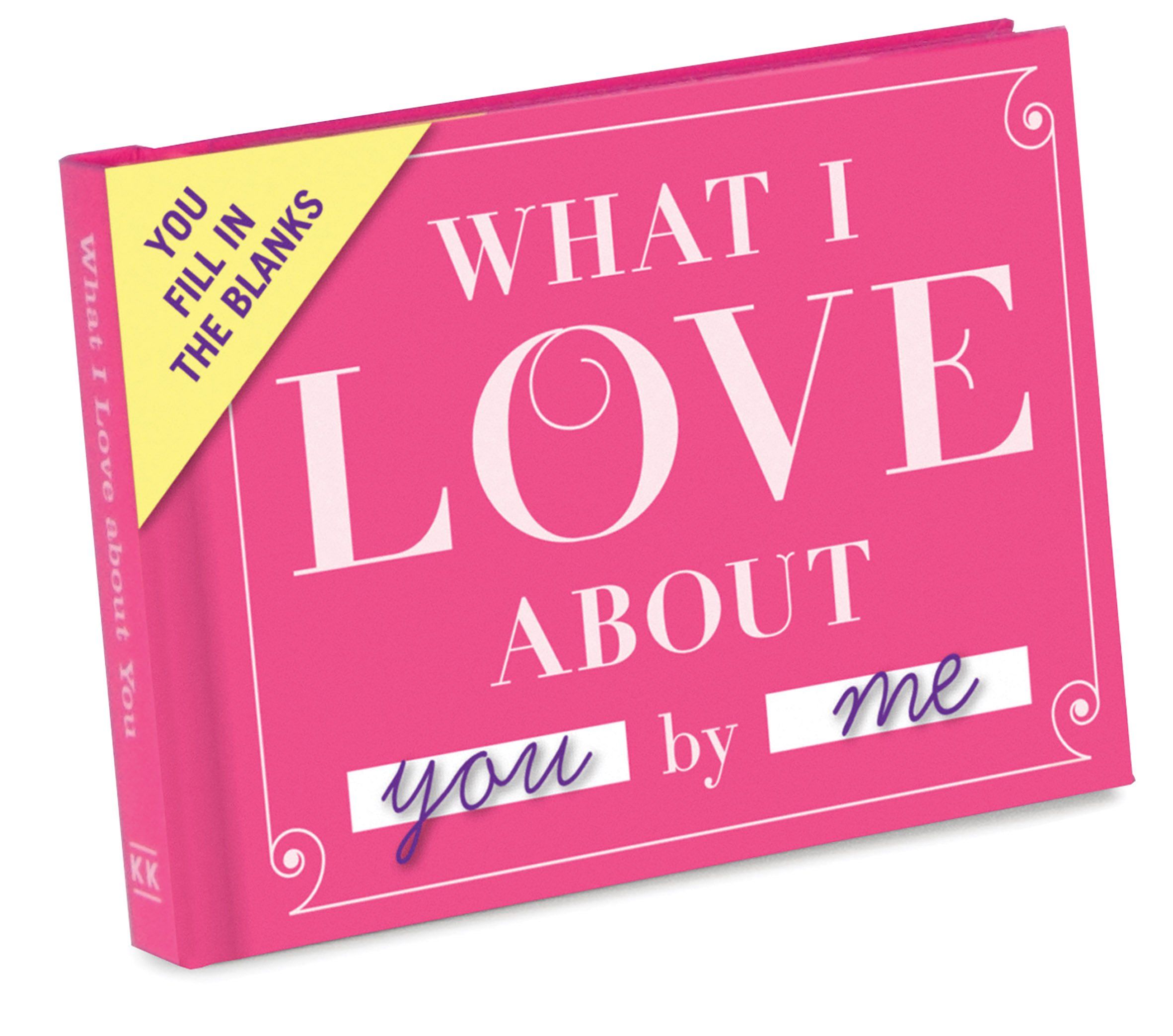 Knock Knock What I Love about You Fill in the Love Book Fill-in-the-Blank Gift Journal, 4.5 x 3.25-I | Amazon (US)