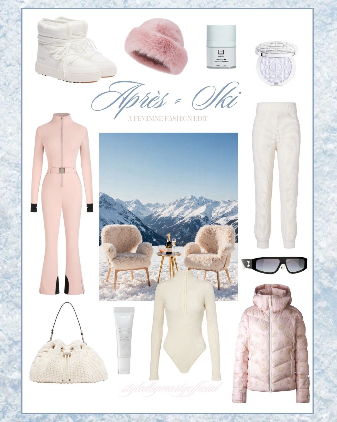 Après Ski - A Feminine Fashion Edit❄️🎿🤍


Apres ski, apres ski outfit, apres ski boots, apres ski sweater, apres ski hats, skicore, frosty makeup, ski style, ski outfit, ski clothes, ski pants, feminine style, feminine fashion, feminine ski outfit, pink ski outfit, pink jacket, ski sunglasses, ski goggles, ski white boots, trend, 2026 trend 

#LTKTravel #LTKBeauty #LTKootd