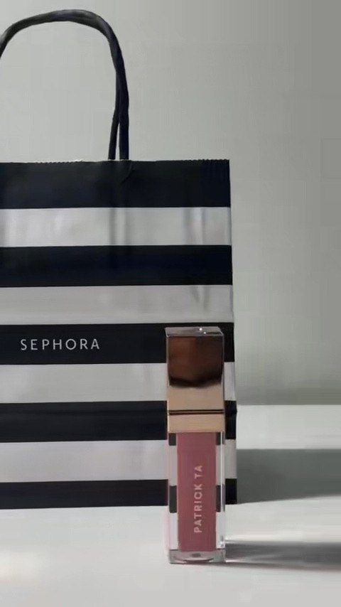 patrick ta rich major volume plumping gloss unboxing in the shade “say less"
