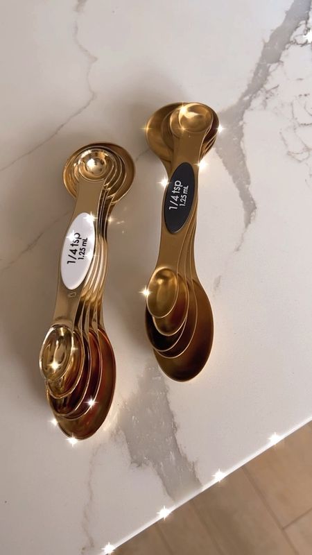 This is one of my favorite finds on Amazon! These magnetic spoons have two sides but also so easy to store with the magnets! 

Amazon home, kitchen finds, gadgets, amazon home, amazon finds, kitchen decor, gold kitchen, black kitchen, baking, friend gift, gift for her, chef gift, house warmed gift

#LTKstyletip #LTKunder50 #LTKhome