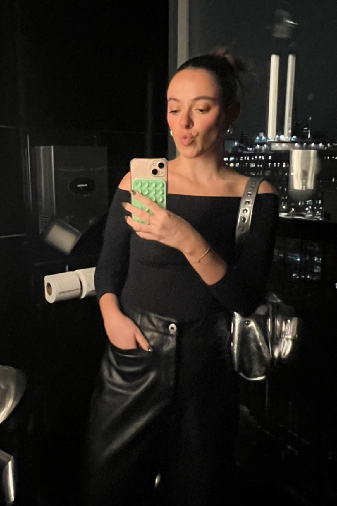 Best off the shoulder body suit!! Stays up well so long as you’re not DANCING DANCING 