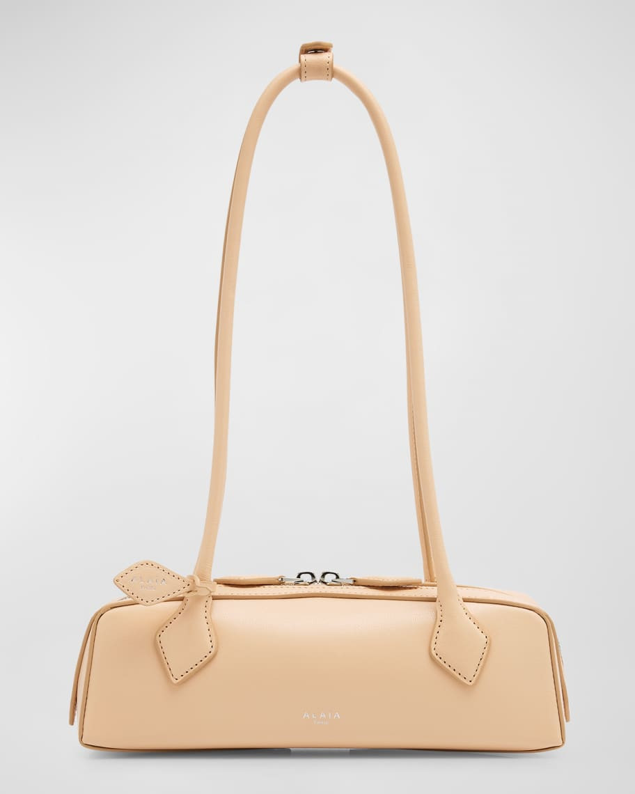 ALAIA Le Teckel Small Shoulder Bag in Leather | Neiman Marcus