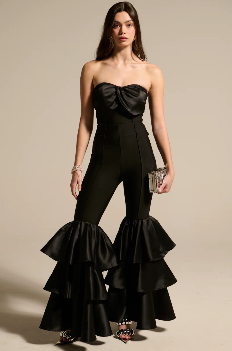 I JUST WANNA DANCE FLARE LEG JUMPSUIT | AKIRA