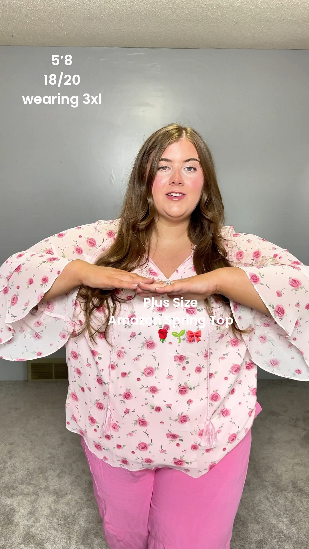 This floral top is SO flattering 😭 I’m wearing a 3XL and it fits perfectly. The sleeves are flowy, it’s lightweight with a built-in slip, and you can dress it up or down so easily.

#LTKootd #LTKSaleAlert #LTKPlusSize