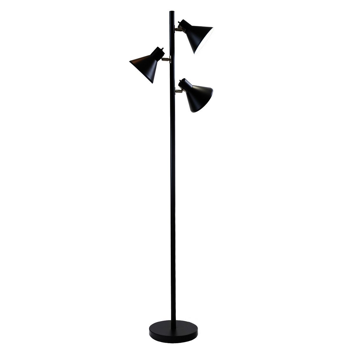 Dorm 3 Light Floor Lamp with 3 Adjustable Reading Room Lights by Lightaccents | Kohl's