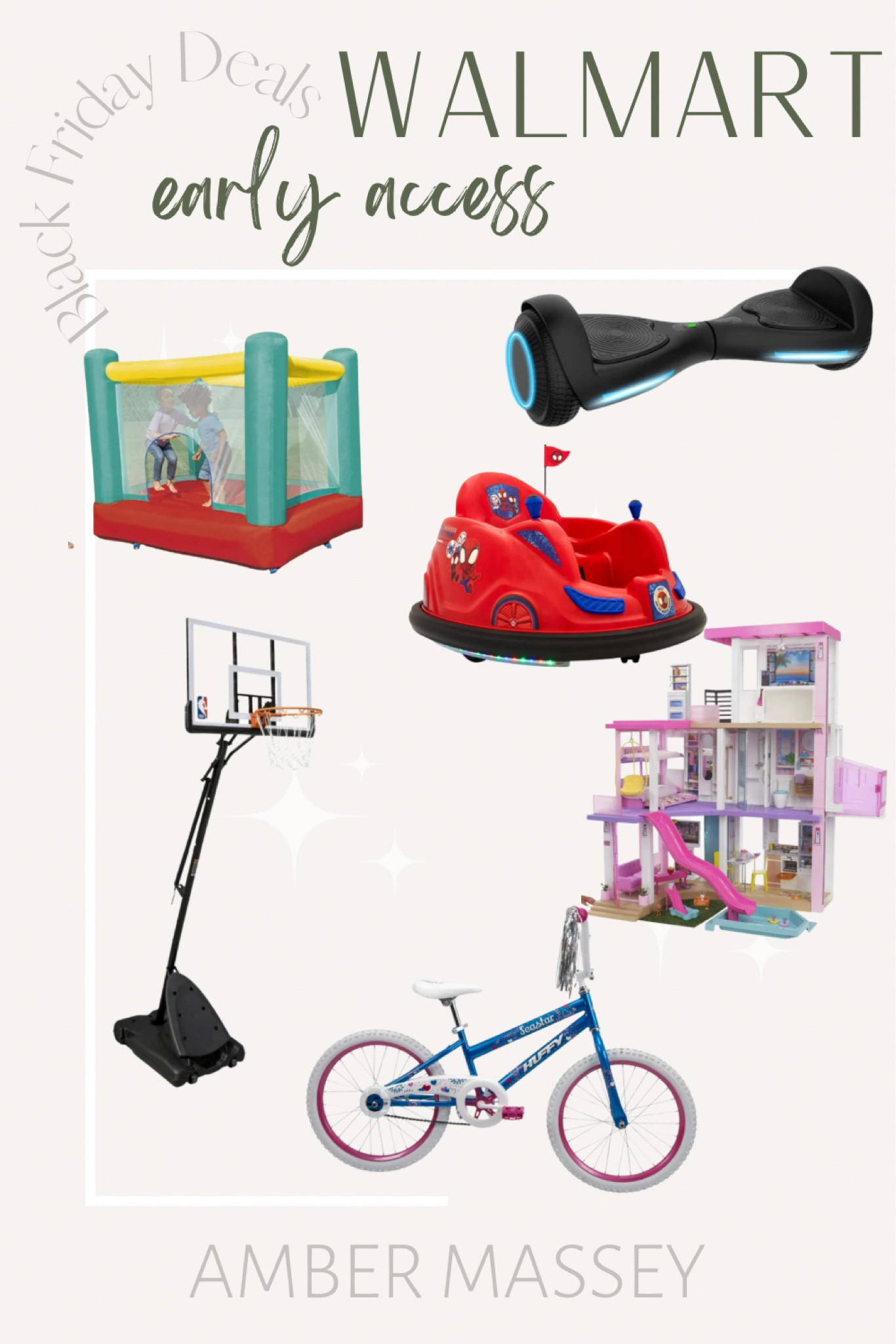 Walmart Black Friday Deals | Gift Idea for kids. Gift ideas for teens. Great non screen time gifts for kids and fun outdoor and imaginative play.

Hover board | basketball goal | bike | bicycle | bounce house | Barbie dream house

#LTKkids #LTKGiftGuide #LTKCyberweek