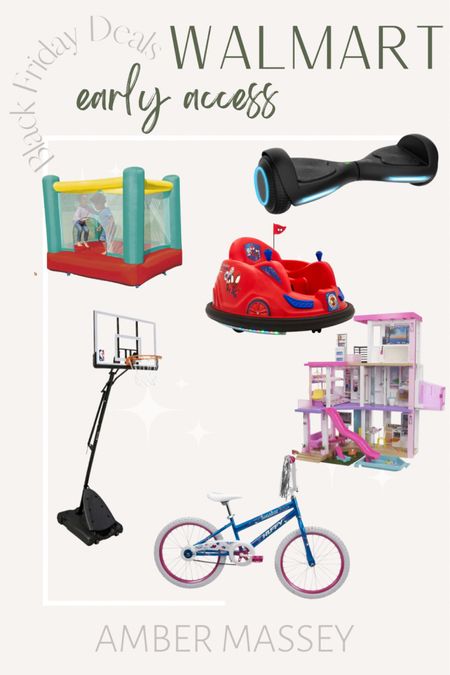 Walmart Black Friday Deals | Gift Idea for kids. Gift ideas for teens. Great non screen time gifts for kids and fun outdoor and imaginative play.

Hover board | basketball goal | bike | bicycle | bounce house | Barbie dream house

#LTKkids #LTKGiftGuide #LTKCyberweek