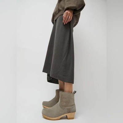 NO.6 | 5" Pull on Shearling Clog Boot on Mid Heel $410  | eBay | eBay US