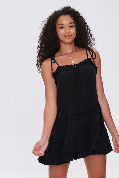 Ruffle-Trim Mini Dress | Forever 21 (US)