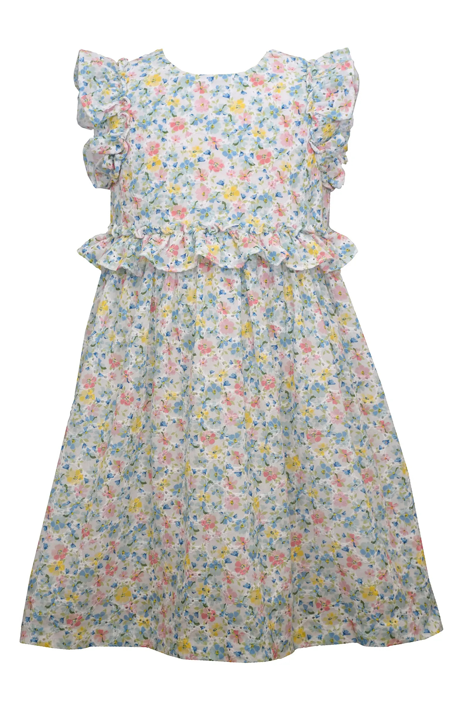 Iris & Ivy Kids' Floral Eyelet Dress | Nordstrom | Nordstrom