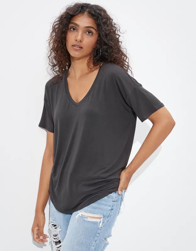 AE Soft & Sexy V-Neck T-Shirt | American Eagle Outfitters (US & CA)