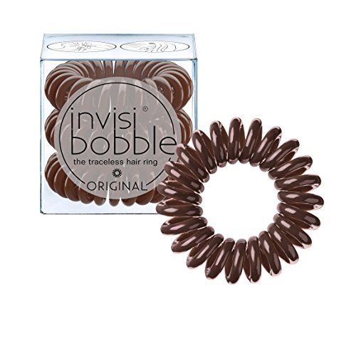 invisibobble ORIGINAL Pretzel Brown, the traceless and original spiral shaped hair ring, Color brown | Amazon (US)