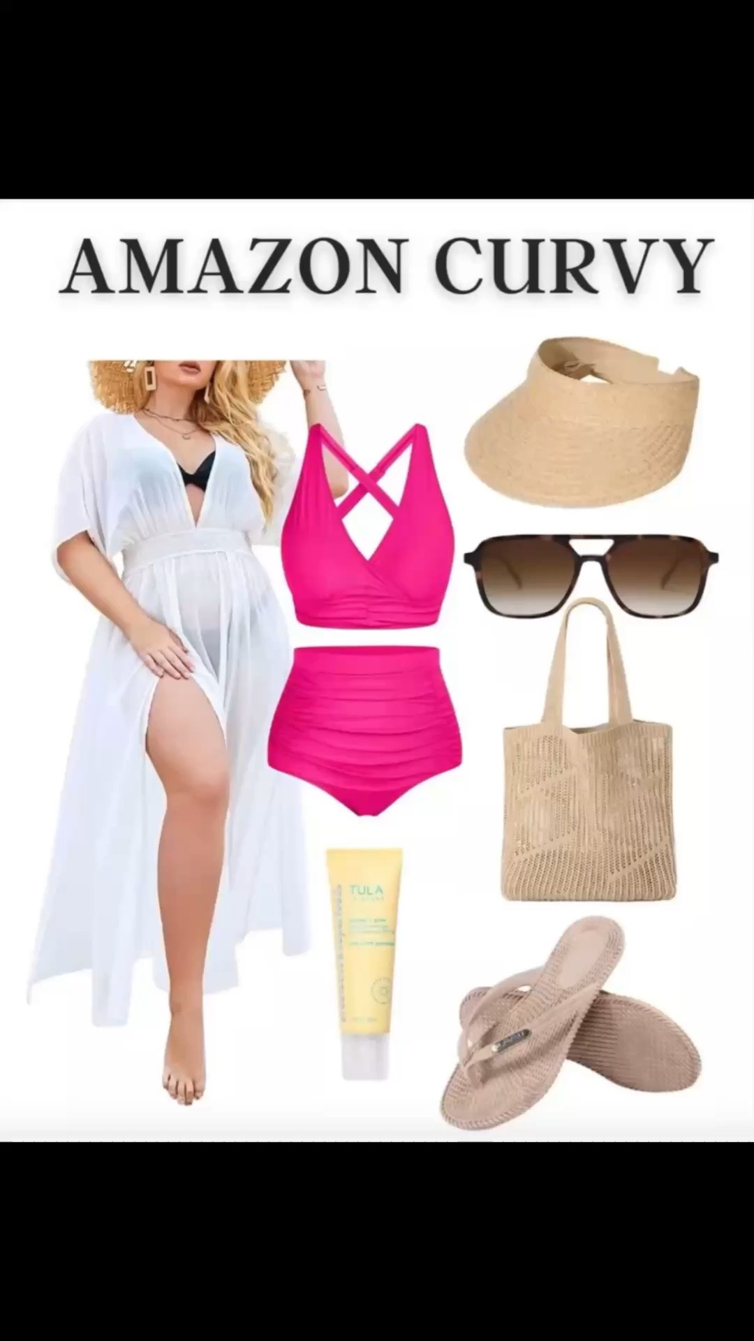 Amazon Summer Outfit
Curvy summer outfit
Plus size summer outfit

#LTKPlusSize #LTKSwim #LTKSeasonal