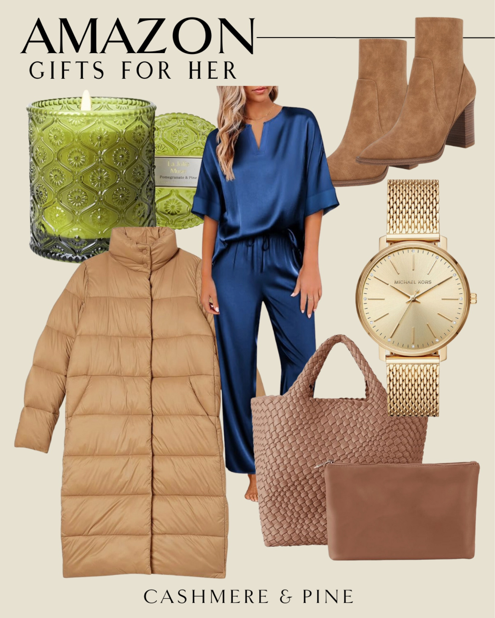 Gifts for her. Find the perfect gift with my Amazon Gift Guide 

Jackets, candle, accessories, watch, booties, handbags 

#LTKGiftGuide #LTKsalealert #LTKCyberWeek
