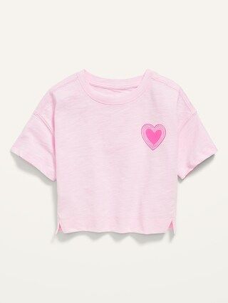 Loose Cropped Graphic T-Shirt for Girls | Old Navy (US)