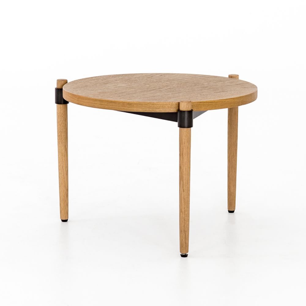 Oak & Iron Side Table | West Elm (US)