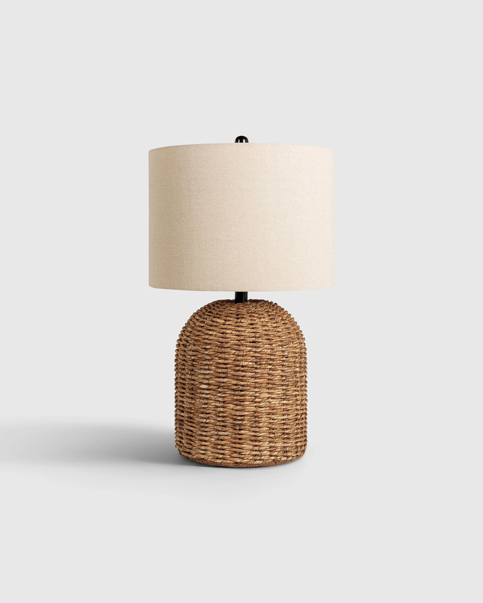 Quince - White Label | Quince | Arched Rattan Table Lamp in Brown | Quince