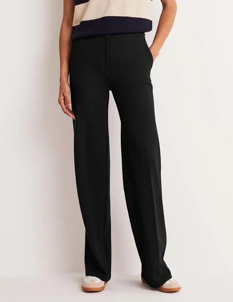 Hampshire Ponte Wideleg Pants | Boden (US)