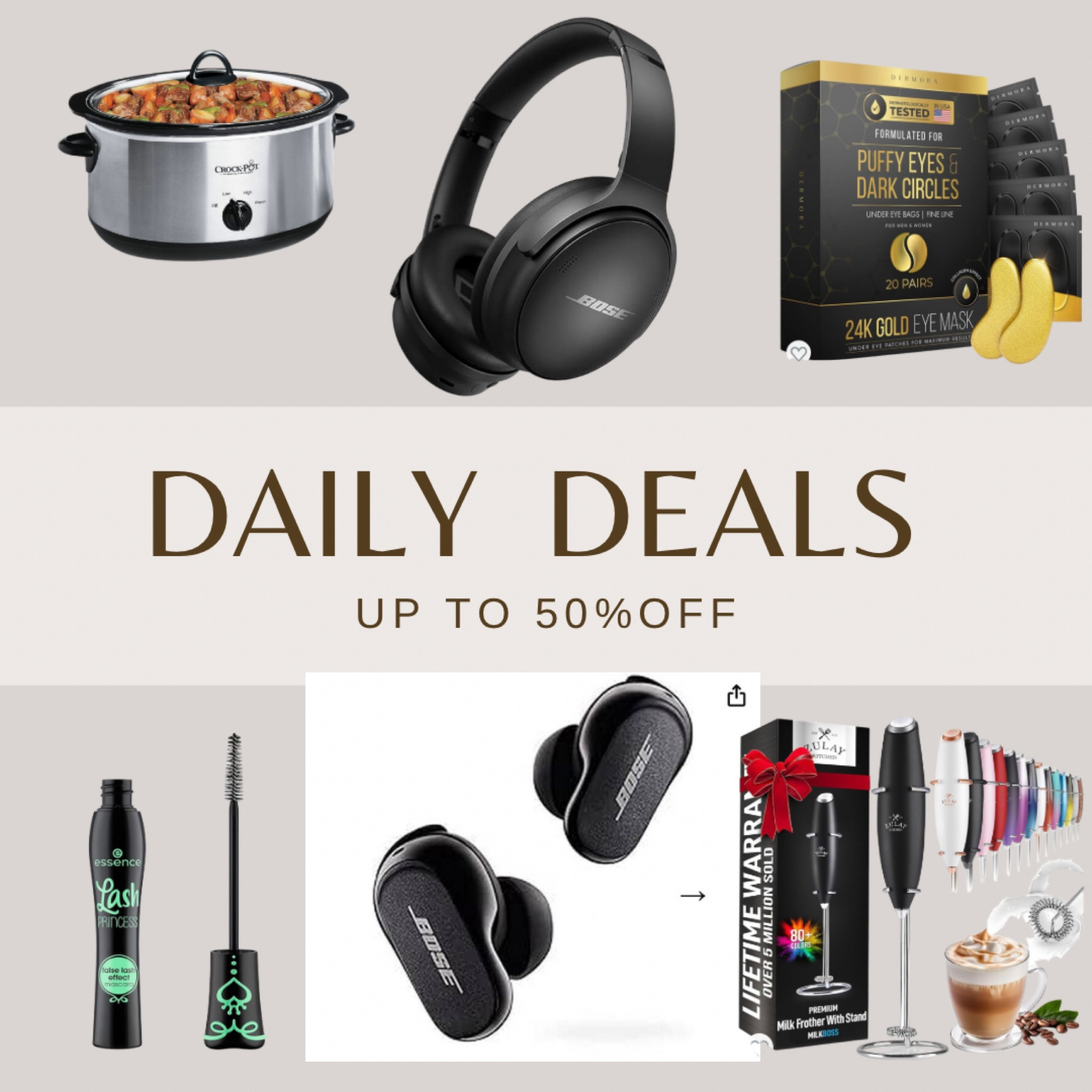 Black Friday Deals ups to 50% off 

#LTKCyberWeek #LTKSeasonal #LTKHoliday