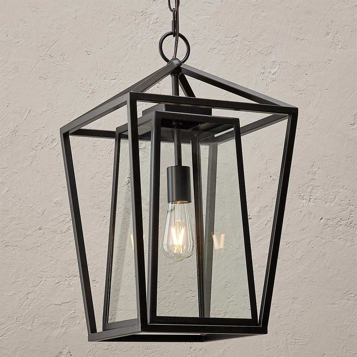 Modern Obelisk Outdoor Pendant - Large | Shades of Light