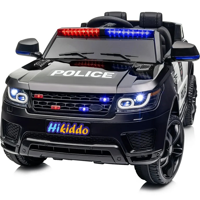Hikiddo Electric Police Car for Kids, 24 Volt Kids Ride on Toys w/ 400W Motors, Megaphone, Remote... | Walmart (US)