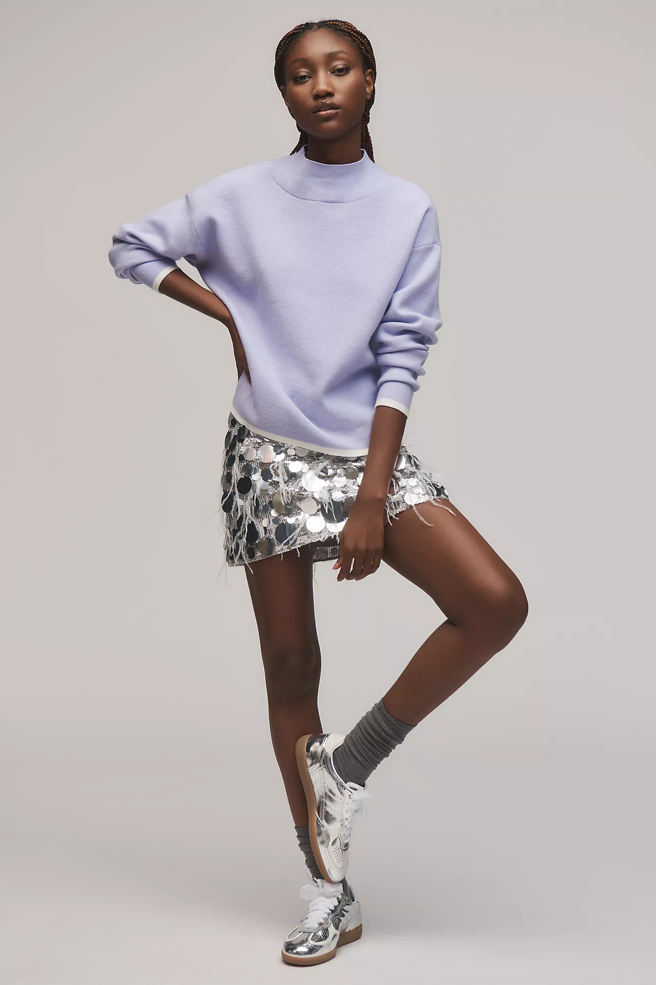 The Carys Mock-Neck Sweater by Maeve | Anthropologie (US)