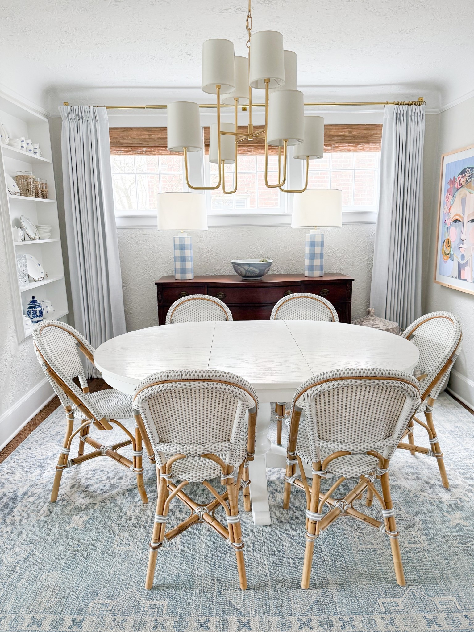 Blinds and curtains just make a room. Love the new bamboo shades I just added to my dining room 

#LTKHome #LTKFindsUnder100