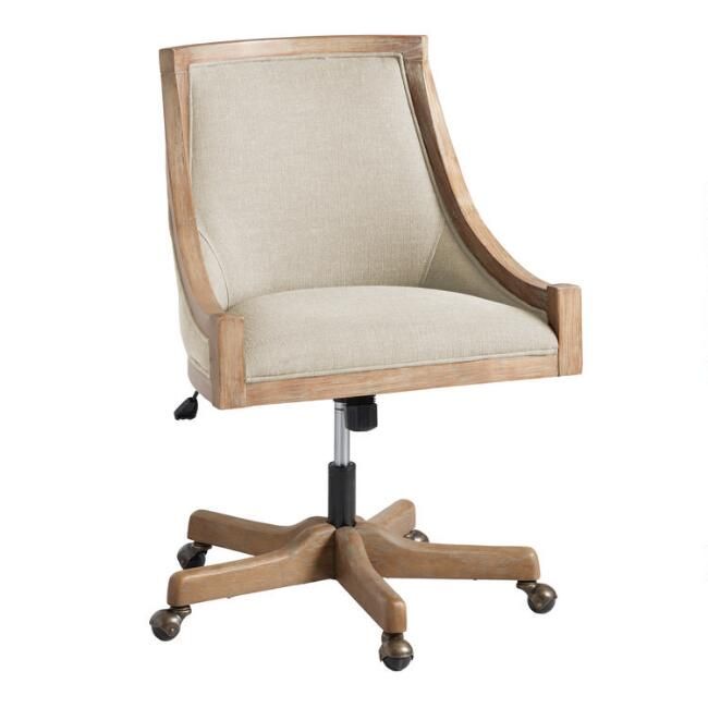 Henry Upholstered Office Chair | World Market