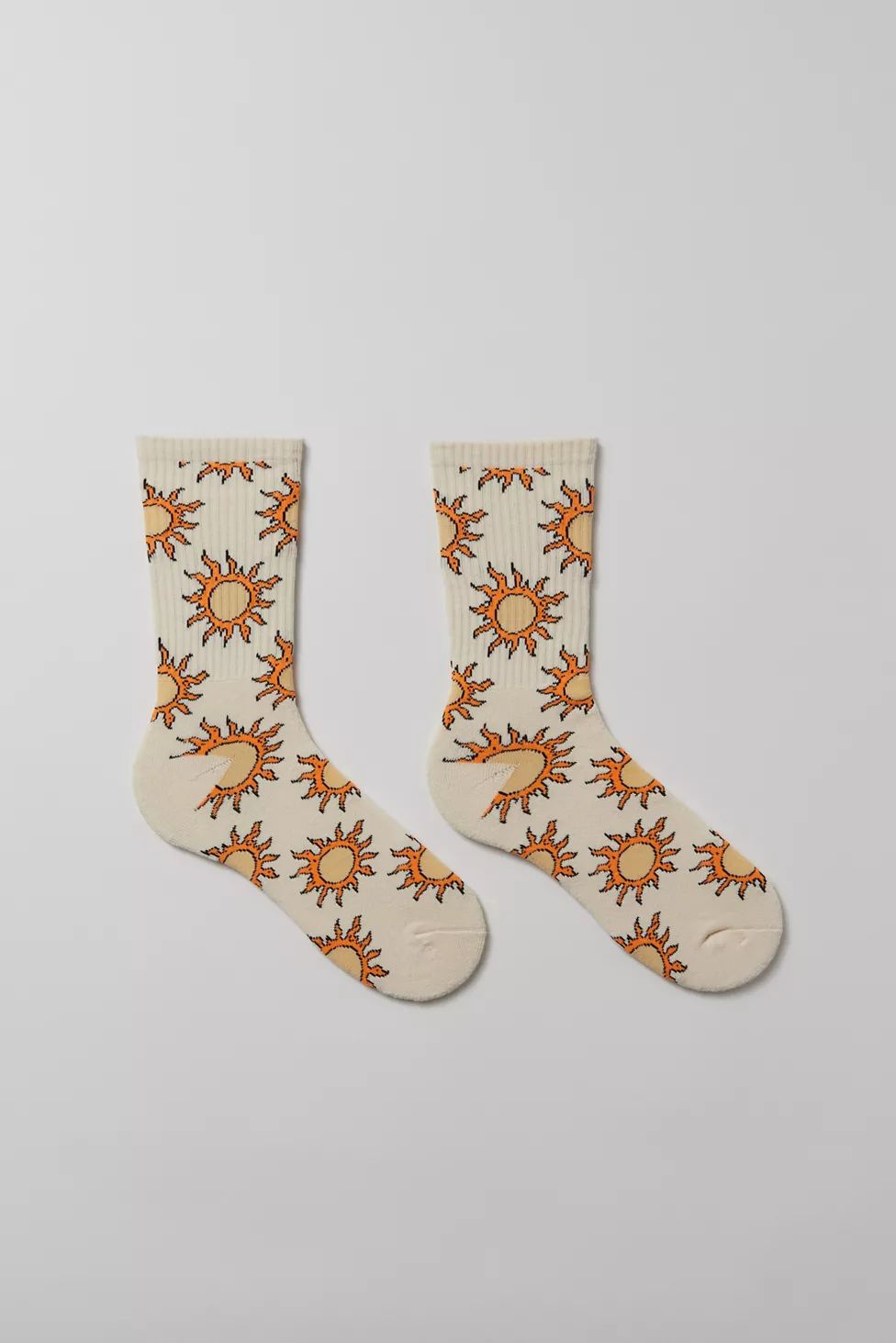 Blazing Sun Ribbed Crew Sock | Urban Outfitters (US and RoW)