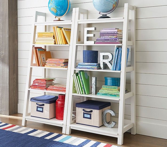 Morgan Leaning Bookcase | Pottery Barn Kids