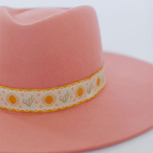 The Dae Triangle Crown Hat - Pink | Gigi Pip
