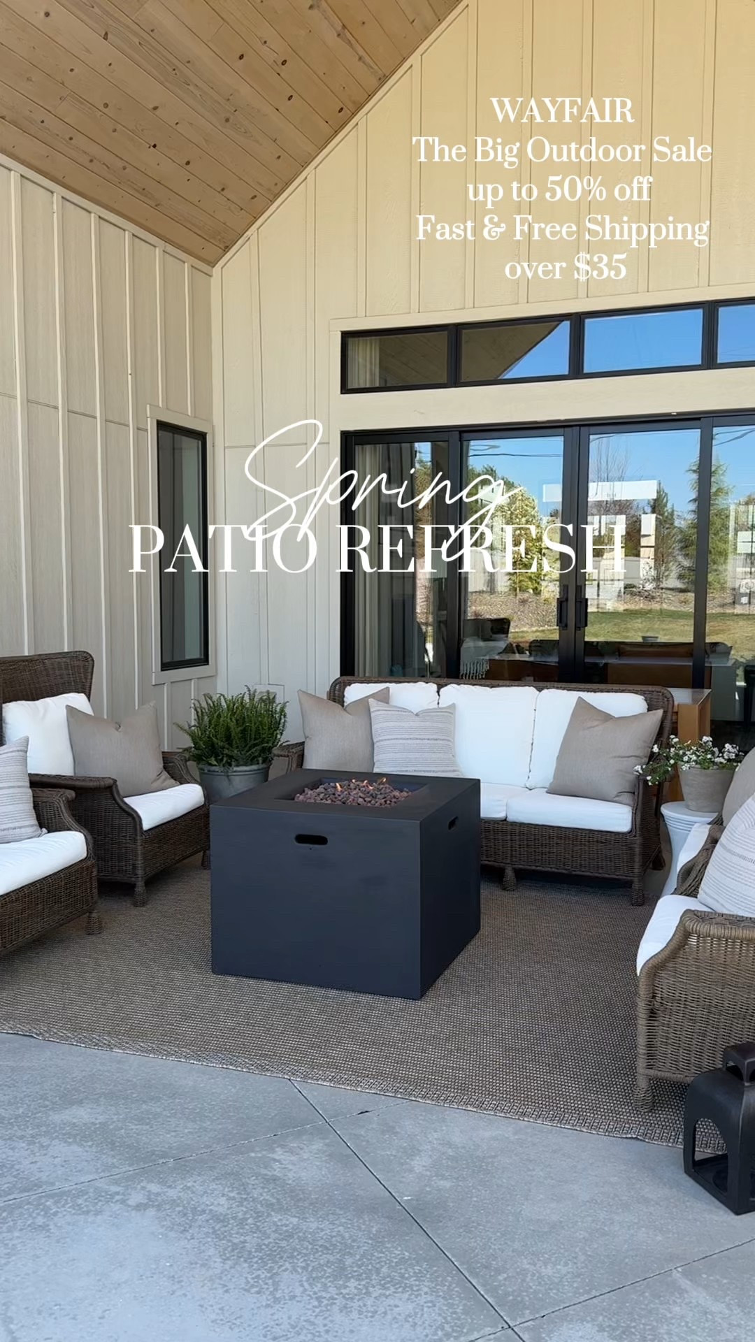 The Big Outdoor Sale at Wayfair is here and it’s the perfect time to refresh your space for Spring and Summer! We recently added this gorgeous outdoor rug and fire table and I am so in love with the result! The chaise lounges and umbrella tables are absolute favorites for pool season, too! 
During the sale you can save up to 50% off with Fast and Free Shipping over $35! 

*my outdoor furniture has been discontinued, but I linked some great deals on other sets I love to achieve similar look! 

@wayfair #wayfair #wayfairpartner 

#LTKHome