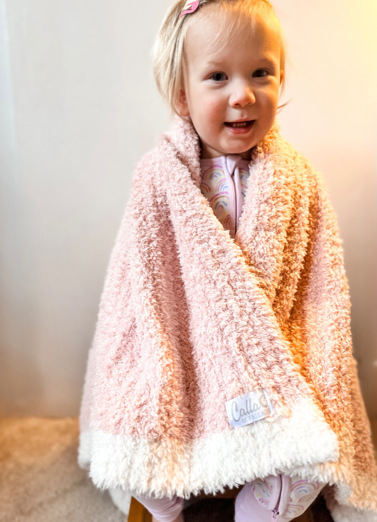We love these Calla & Friends blankets in our house! They are perfect for everyone! Toddler and Adult size.  

Use code COLLINS10 to save!  
