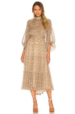 Ambar Long Sleeve Backless Tiered Midi Dress
                    
                    Shona Joy | Revolve Clothing (Global)