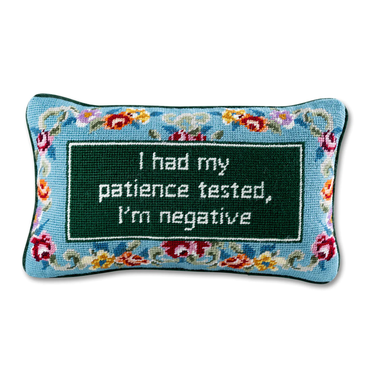 Furbish Studio - Patience Needlepoint Pillow | Furbish Studio
