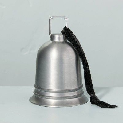 Rumbled Sitabout Bell Matte Silver - Hearth & Hand™ with Magnolia | Target