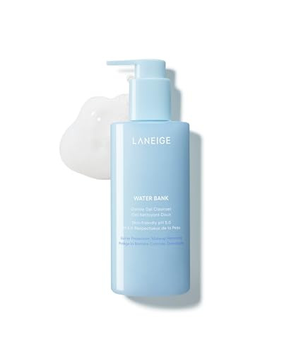 LANEIGE Water Bank Gentle Gel Cleanser: pH-Balanced & Barrier-Boosting with Blue Hyaluronic Acid | Amazon (US)
