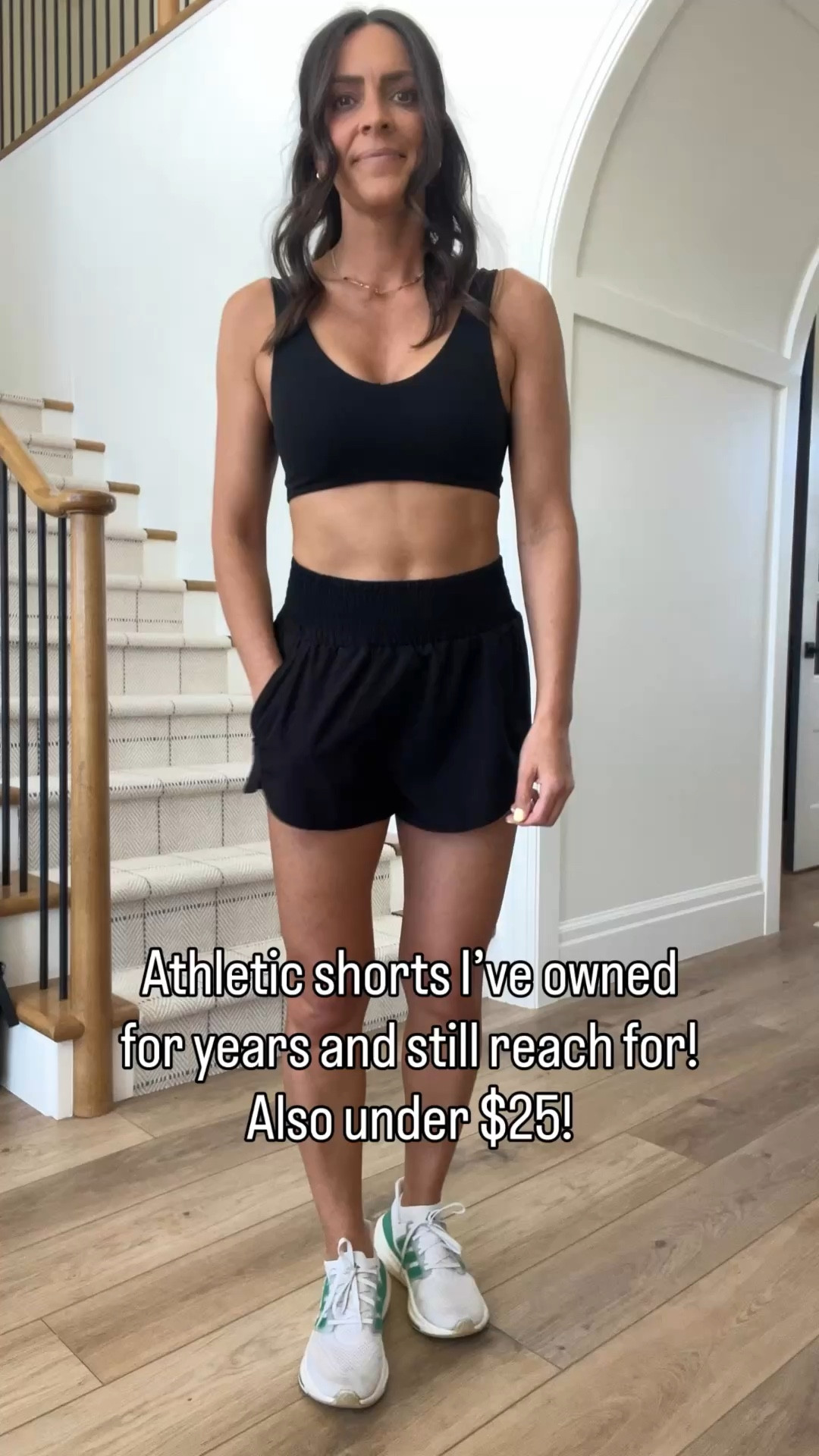 These Amazon running shorts have been my favorites for years. They stay put, are good length, come in so many colors and super affordable!   Wearing a size small. 
Also, @adidas Ultraboost are my absolute favorite shoes to run in. Been using them for use and can’t love them more  

#LTKootd #LTKPetite #LTKActive