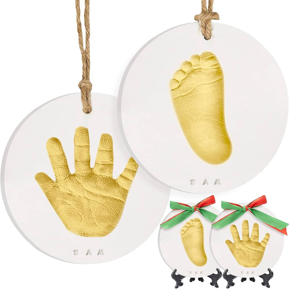 Baby Hand and Footprint Kit - Personalized Baby Foot Printing Kit for Newborn - Baby Footprint Ki... | Amazon (US)