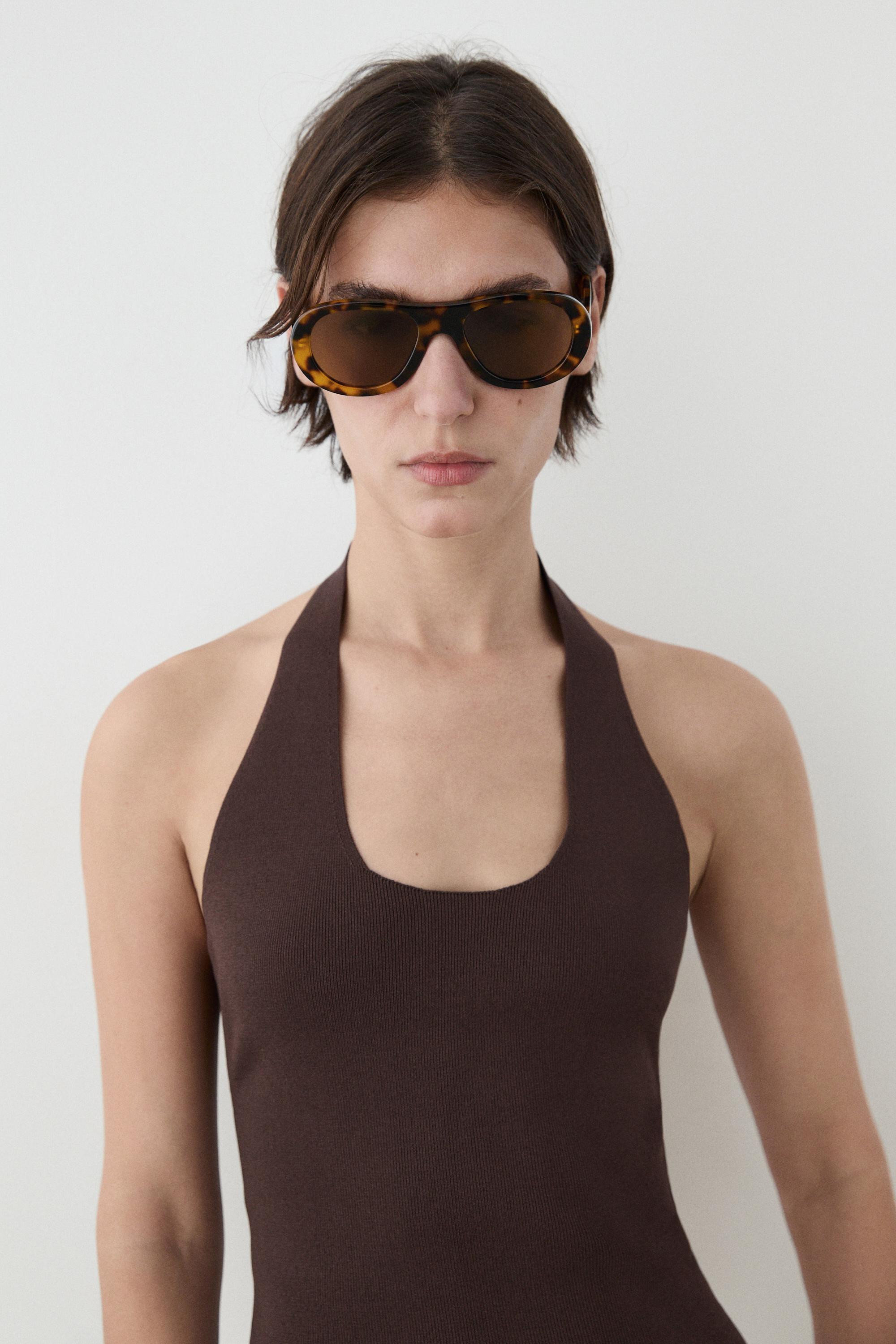 Ovale Sonnenbrille | Massimo Dutti DE