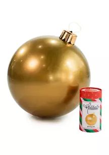 Holiball Vintage Gold Small Inflatable Ornament | Belk