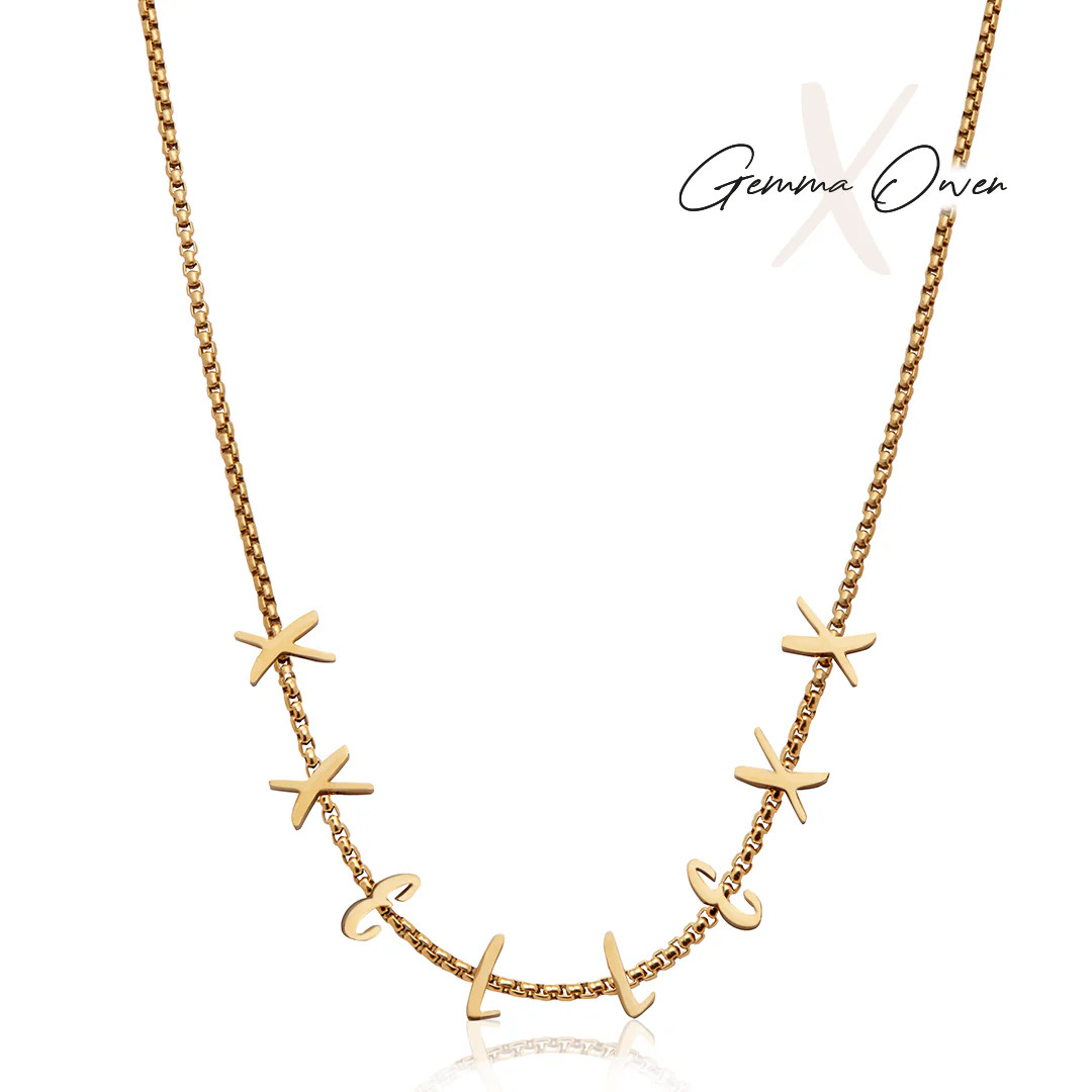 Gemma Owen GXO Custom Box Chain Necklace (Gold) | Abbott Lyon