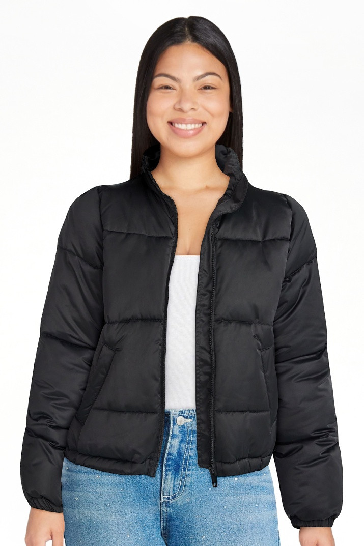 No Boundaries Puffer Jacket, Women's | Walmart (US)