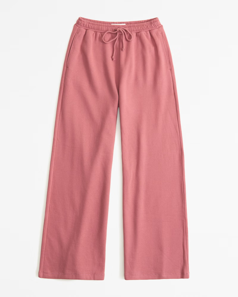 Women's Lounge Wide Leg Pant | Women's Bottoms | Abercrombie.com | Abercrombie & Fitch (US)