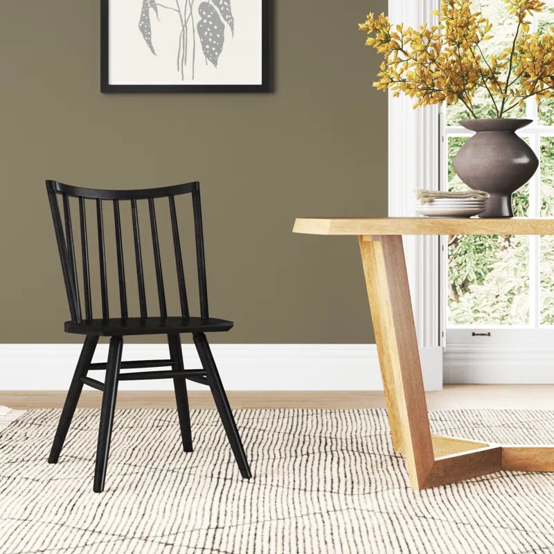 Shania Solid Wood Slat Back Dining Chair | Wayfair North America
