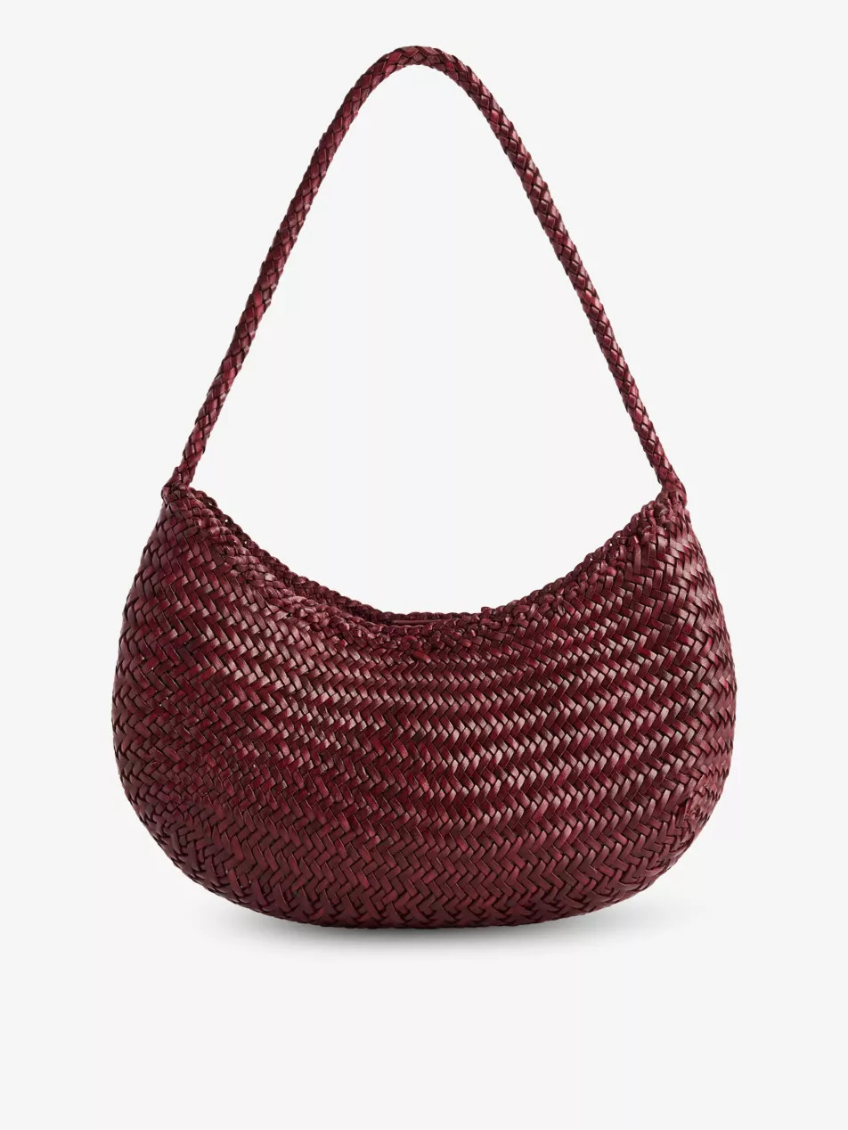 Nova Braided-Leather Shoulder Bag | Selfridges