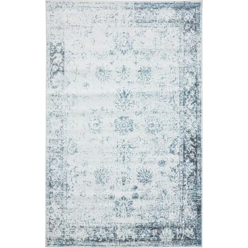 Brandt Light Blue/Ivory Area Rug | Wayfair North America