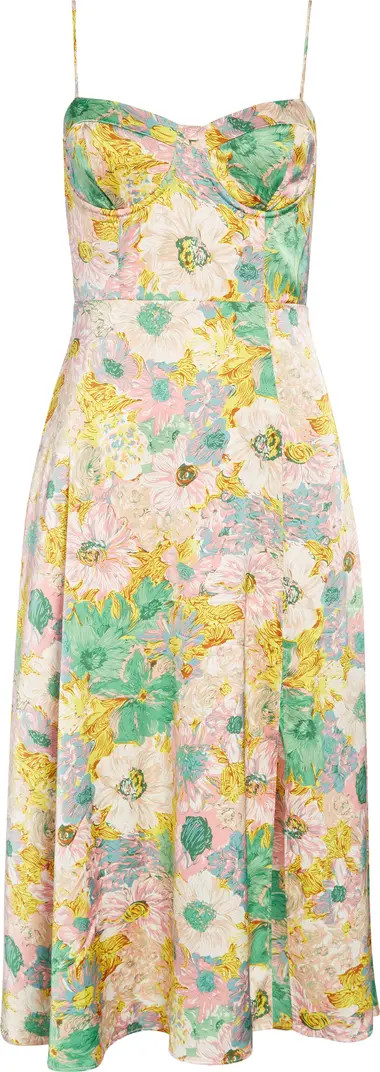 Bustier Satin Dress | Nordstrom